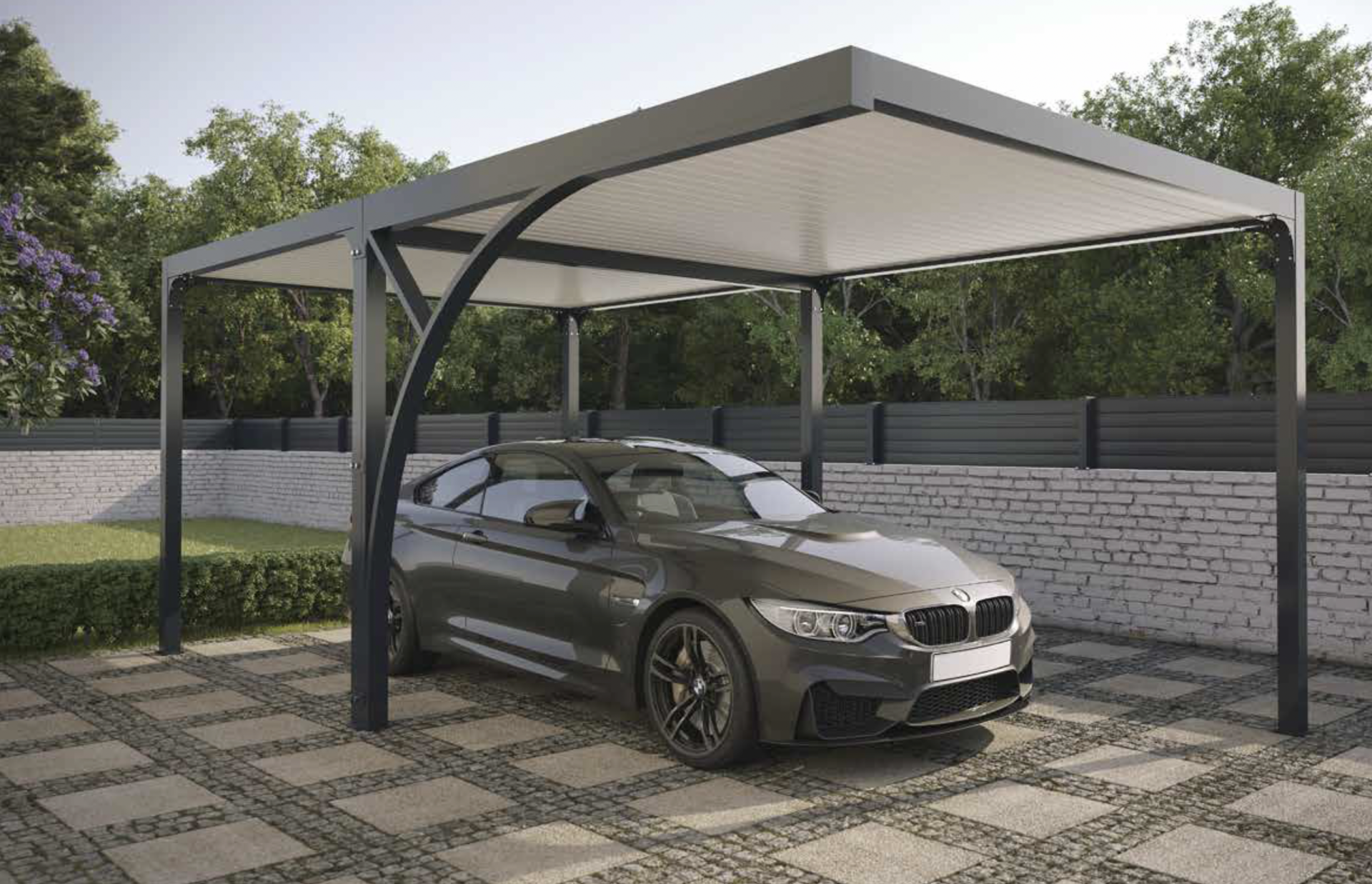 Carport toit plat et dgt