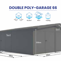 DOUBLE POLY-GARAGE 66